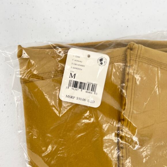 Free People Womens Heart Rate Shorts Alchemy Mustard Yellow Size M Medium - Picture 6 of 7